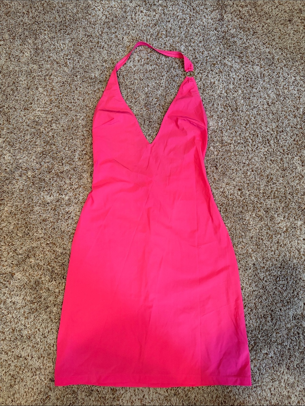 Versace Hot Pink' Halter One-Piece